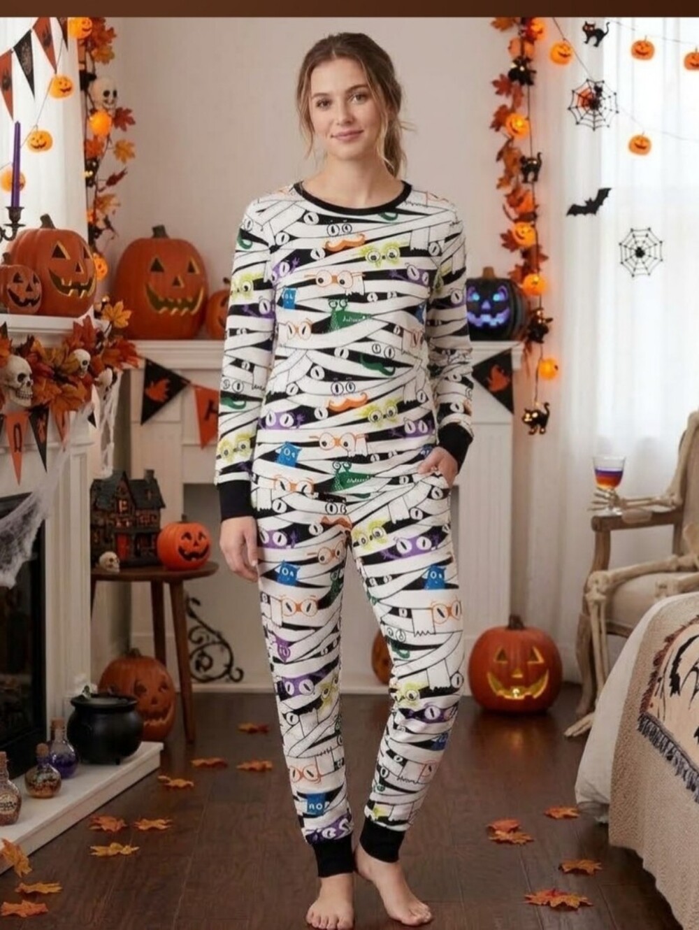 NEW! Target Glow Patterned Pajamas Sz XS NWT